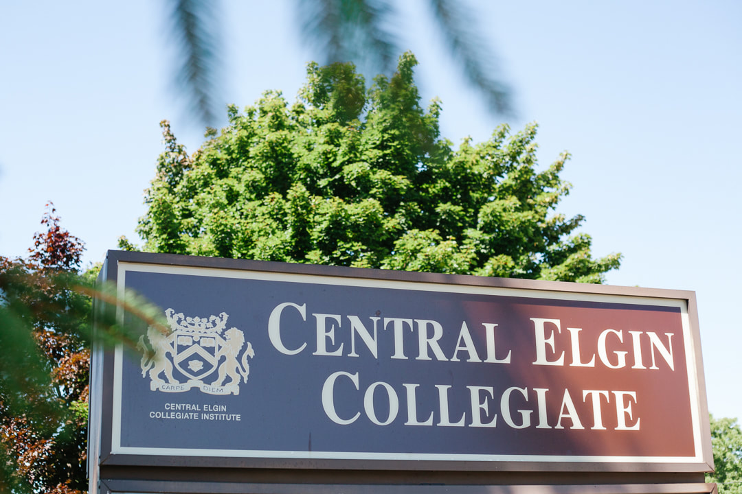 Central Elgin Collegiate Sign